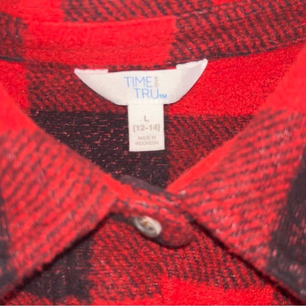 Red and Black Plaid Women’s‎ Shirt - Picture 5 of 5